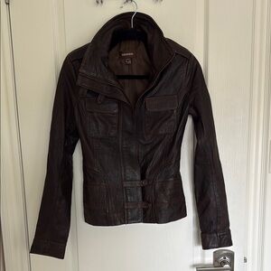 Danier Women's Brown Leather Jacket